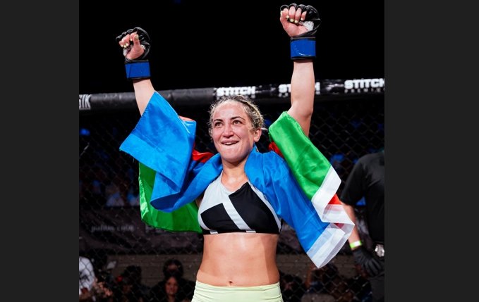 News about -  Exclusive: Azerbaijani female MMA fighter wins championship in Las Vegas - PHOTOS 