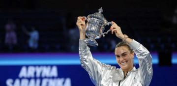 How did Aryna Sabalenka secure the win?