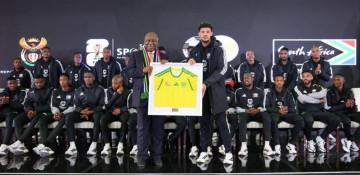 Ramaphosa urges South Africans to unite behind national team 