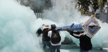 Protests and last-minute construction work disrupt Mexico City ahead of World Cup 