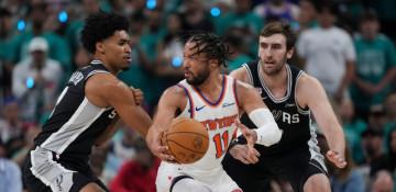 Knicks rally past Spurs in Game 1 of NBA Finals 