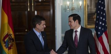 Marco Rubio pledges US support for Bolivia's democracy