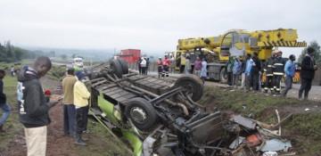 Kenya road accidents killed 13, injured 30 