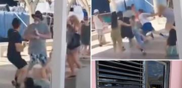 Why are five American tourists facing charges in the Bahamas?