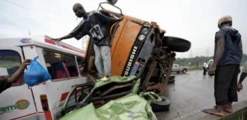 At least 8 dead, over 50 injured in Cote d'Ivoire bus-truck collision