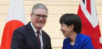 UK and Japan to seal £18bn investment package ahead of G7 summit