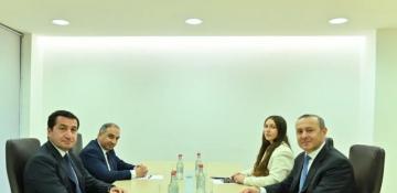 Working meeting held between Assistant to the President Hikmet Hajiyev and Armenia’s Secretary of the Security Council Armen Grigoryan