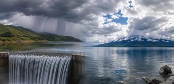 Heavy rains push Aparan Reservoir to full capacity