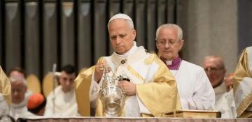 Pope Leo XIV blesses Sagrada Família tower