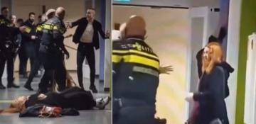 Iran condemns Dutch police over assault on pregnant Palestinian woman -  VIDEO 