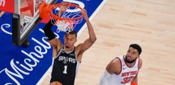 Wembanyama leads Spurs past Knicks in NBA Finals