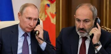 Putin, Pashinyan discuss EAEU summit in phone call