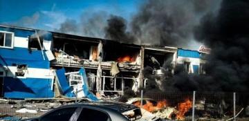 Russian drone strike hits Kyiv factory, killing four workers