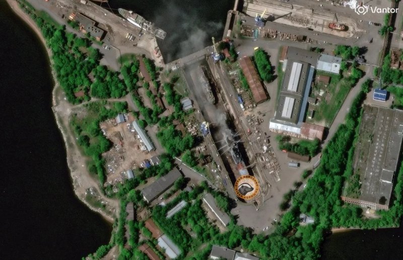 News about - New images show aftermath of strike on Russian corvette Boykiy -  PHOTOS 