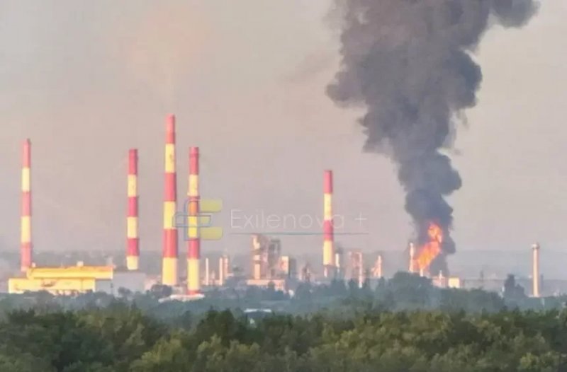 Ukrainian missiles and drones hit Russian oil and industrial sites in long-range strikes