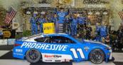 NASCAR: Hamlin wins chaotic Nashville Cup race in JGR sweep