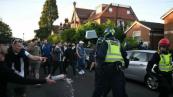 Protests turn violent in UK over student murder footage -  VIDEO 