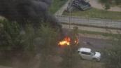 Car explosion shakes Moscow region, driver reportedly killed -  VIDEO 