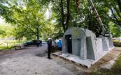 Estonia unveils inaugural modular shelter in Tallinn