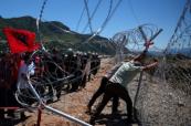 Protesters tear down Albanian development site fences, amid anger over coastal projects 