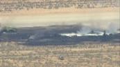 B-52 bomber crash at California air base leaves eight presumed dead