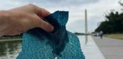 Blue paint is already peeling off Trump's $14M Lincoln Reflecting Pool