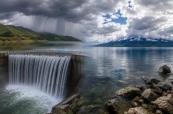 Heavy rains push Aparan Reservoir to full capacity