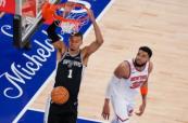 Wembanyama leads Spurs past Knicks in NBA Finals