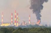 Ukrainian missiles and drones hit Russian oil and industrial sites in long-range strikes
