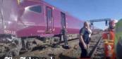 Two trains collide north of London, multiple injuries reported -  VIDEO 