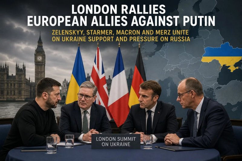  London rallies European allies against Putin  