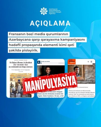 2026/06/1781287470.webp + Azerbaijan’s Media Development Agency condemns French media’s coverage of criminal case - PHOTO News about - Azerbaijan’s Media Development Agency condemns French media’s coverage of criminal case - PHOTO