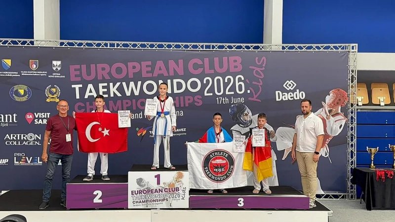 Azerbaijani taekwondo team secures six medals at European Clubs Championships