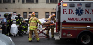New York commuter train derails in Brooklyn, more than 100 injured