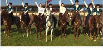 Al Jazeera broadcasts video about Karabakh horses