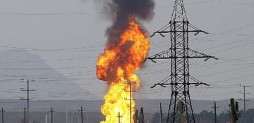 A new fire broke out at a gas pipeline in Sangachal