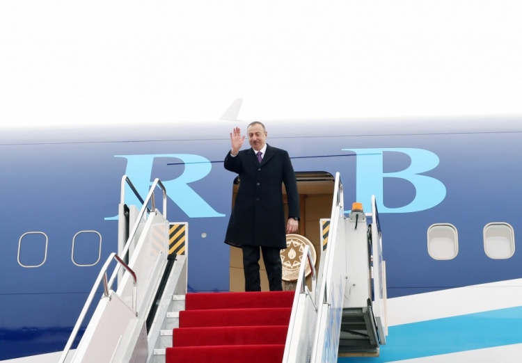 President Ilham Aliyev ends visit to Nakhchivan
