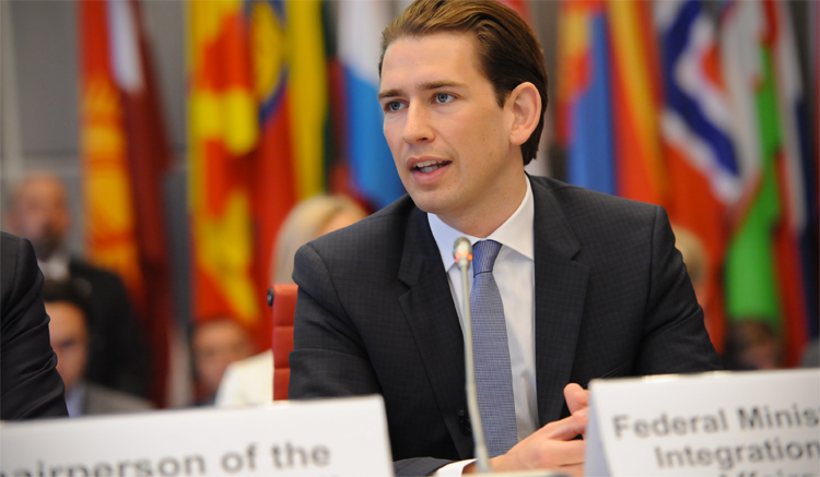 Kurz says no military solution to conflicts in OSCE area