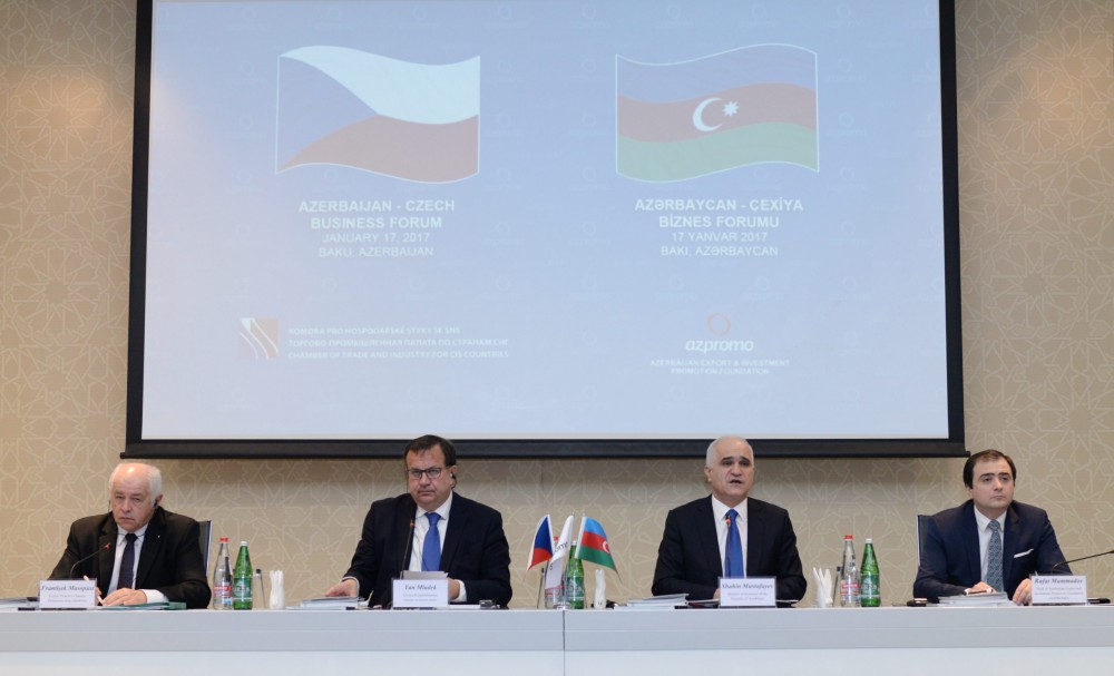 Azerbaijan-Czech business forum held in Baku