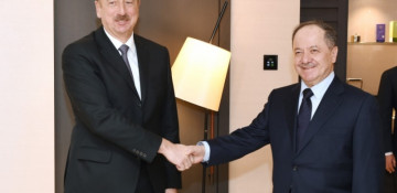 President Ilham Aliyev met with head of Iraqi Kurdistan Regional Government