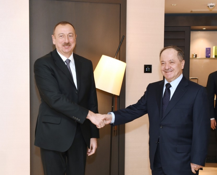 President Ilham Aliyev met with head of Iraqi Kurdistan Regional Government