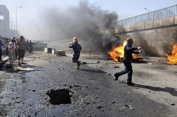 Serial explosions kill six in Baghdad