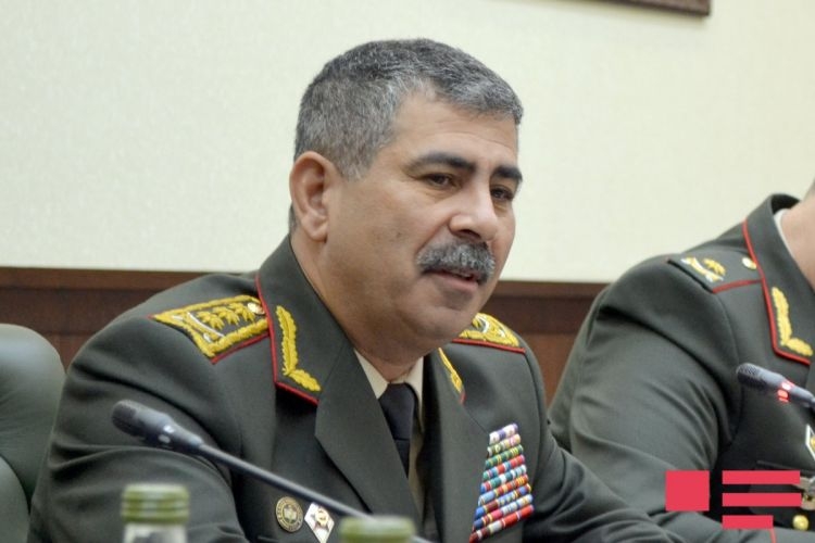 Zakir Hasanov holds consultation at Central Command Post of Armed Forces