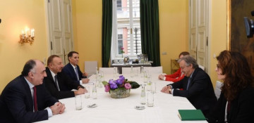 Azerbaijani president meets with UN Secretary-General in Munich 