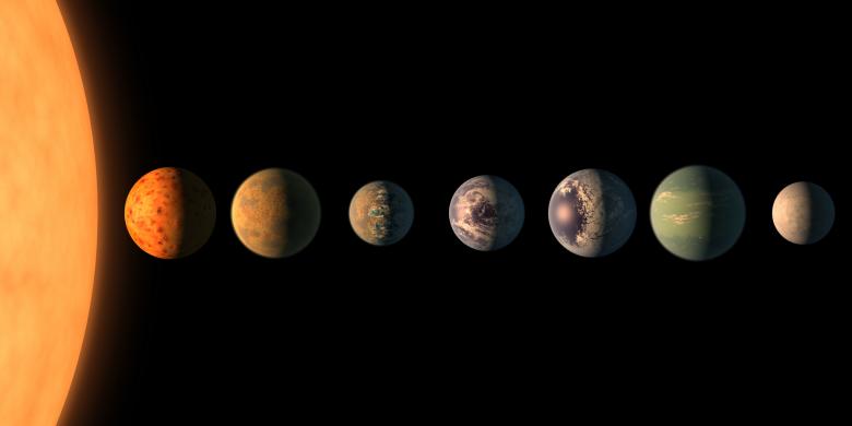Astronomers find seven Earth-size planets where life is possible