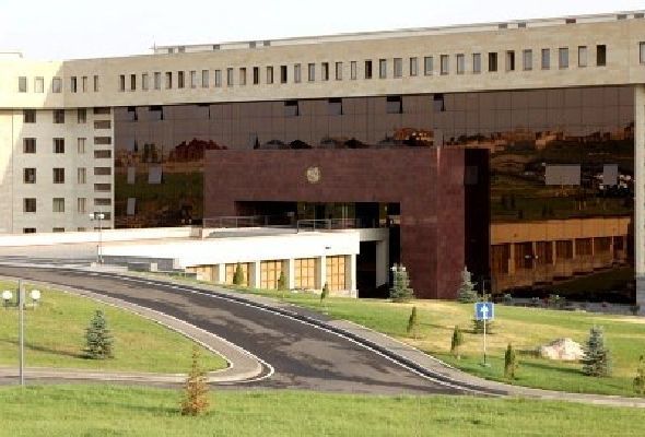 Armenian Defense Ministry attacked