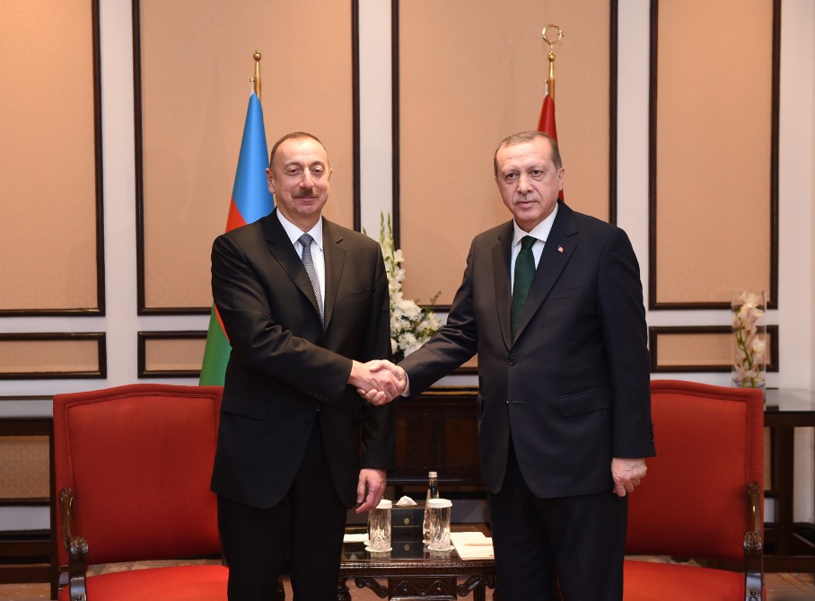 President Ilham Aliyev met with Turkish President Recep Tayyip Erdogan