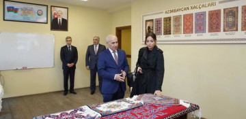 First VP Mehriban Aliyeva views special boarding school in Turkan