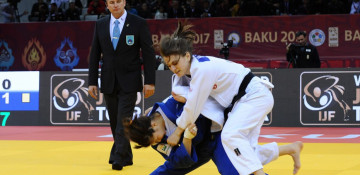 Azerbaijan`s Safarov wins bronze at Baku Grand Slam judo tournament