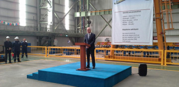 Construction of unique Ro-Pax ferries starts in Azerbaijan